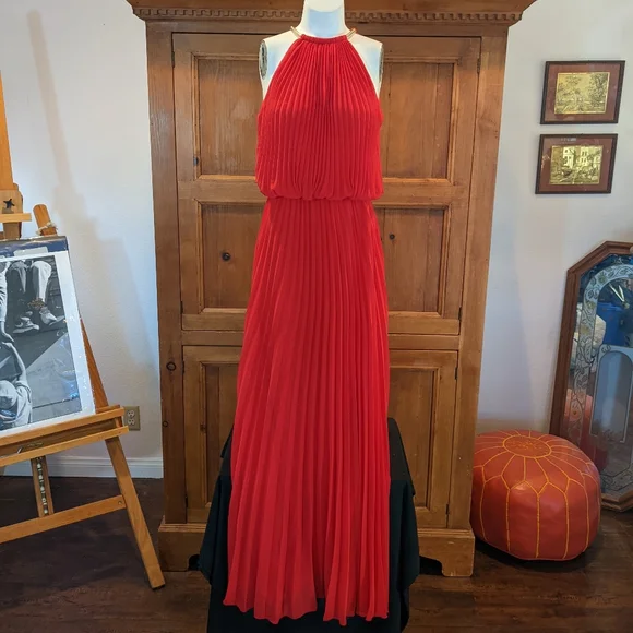 gold glitter evening dress Rosemarie Grecian Jersey Maxi Dress – Gina Bacconi